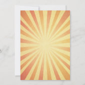 ヴィンテージ紳士のスーツの行商人 招待状 (裏面)