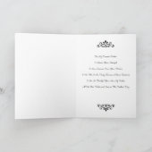 ヴィンテージ紳士の父の日札 カード (内部)