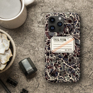 ヴィンテージ組版ブックブラックVNTG Case-Mate iPhone 14 PROケース
