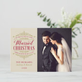 ヴィンテージ結婚したの結婚写真 シーズンカード (スタンド正面)