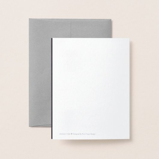 ヴィンテージ結婚したス結婚クリスマスの写真 箔カード (裏面封筒付き)