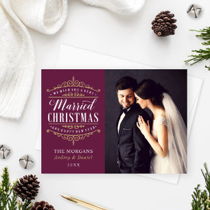 ヴィンテージ結婚したブルゴーニュ結婚ーの写真 シーズンカード