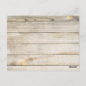 ヴィンテージ結婚のテーブル番号 ポストカード (裏面)