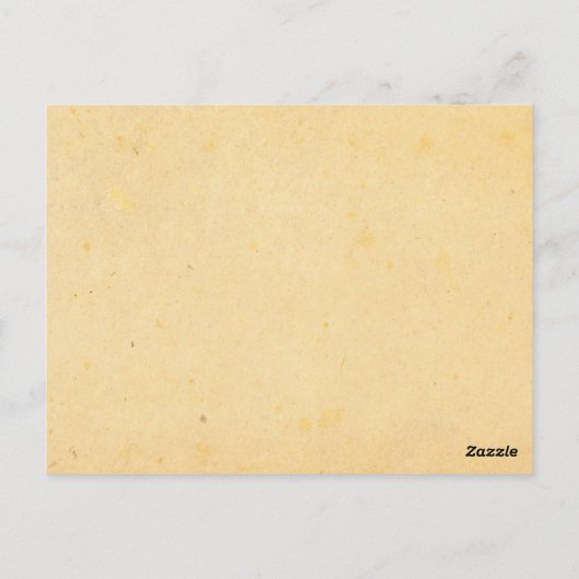 ヴィンテージ結婚のテーブル番号 ポストカード (裏面)