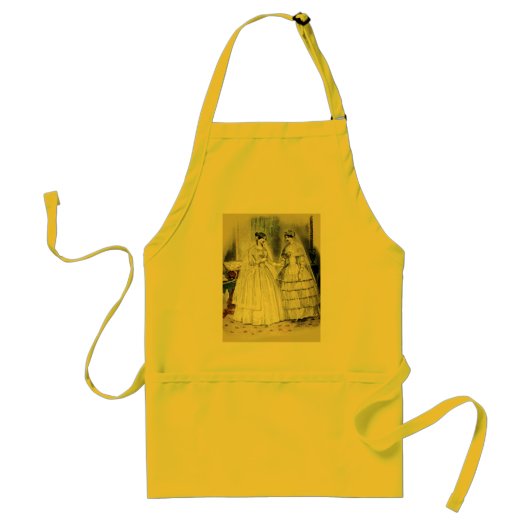 ヴィンテージ結婚のドレス スタンダードエプロン (正面)