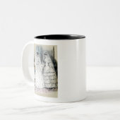 ヴィンテージ結婚のドレス ツートーンマグカップ (正面左)