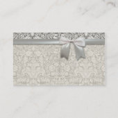 ヴィンテージ結婚のドレス 名刺 (裏面)