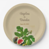 ヴィンテージ結婚の人形 ペーパープレート (正面)