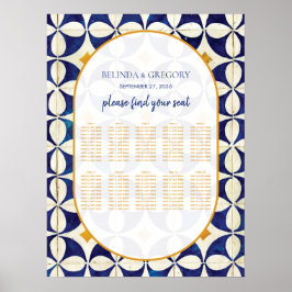ヴィンテージ結婚の席表 ポスター