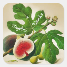 ヴィンテージ結婚の指パーソナライズされた数 スクエアシール