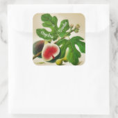 ヴィンテージ結婚の指パーソナライズされた数 スクエアシール (バッグ)