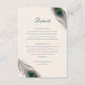 ヴィンテージ結婚の挿入 エンクロージャーカード (正面)