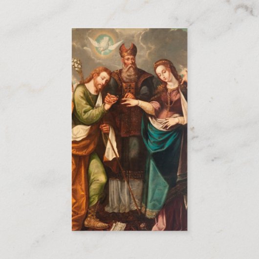 ヴィンテージ結婚の詳細 エンクロージャーカード (裏面)