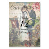 ヴィンテージ結婚はがき テーブルナンバー (裏面)