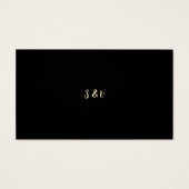 ヴィンテージ結婚アイコンのタイムラインカード (裏面)