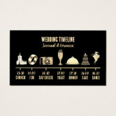 ヴィンテージ結婚アイコンのタイムラインカード (正面)