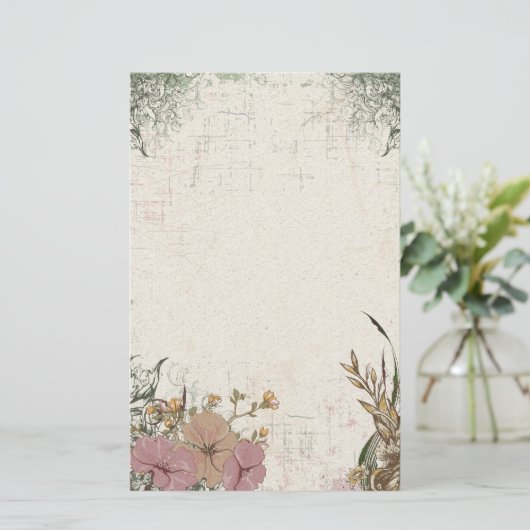 ヴィンテージ結婚アンティーク 便箋 (スタンド正面)