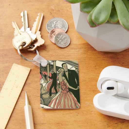ヴィンテージ結婚アールデコズ、ニューライウィズ・ファースト・ダンス キーホルダー (デスク)