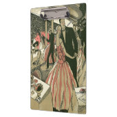 ヴィンテージ結婚アールデコズ、ニューライウィズ・ファースト・ダンス クリップボード (左)