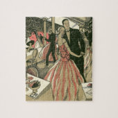 ヴィンテージ結婚アールデコズ、ニューライウィズ・ファースト・ダンス ジグソーパズル (縦)