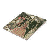 ヴィンテージ結婚アールデコズ、ニューライウィズ・ファースト・ダンス タイル (側面)