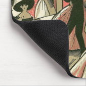 ヴィンテージ結婚アールデコズ、ニューライウィズ・ファースト・ダンス マウスパッド (コーナー)