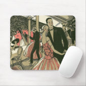 ヴィンテージ結婚アールデコズ、ニューライウィズ・ファースト・ダンス マウスパッド (マウス)