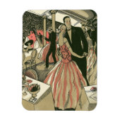 ヴィンテージ結婚アールデコズ、ニューライウィズ・ファースト・ダンス マグネット (縦)