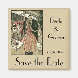 ヴィンテージ結婚アールデコズ、ニューライウィズ・ファースト・ダンス マグネット