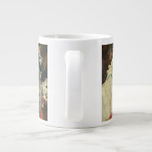 ヴィンテージ結婚アールデコ新郎新婦 ジャンボコーヒーマグカップ (裏面)