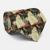 ヴィンテージ結婚アールデコ新郎新婦 ネクタイ (ロール)