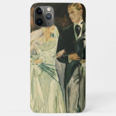 ヴィンテージ結婚アールデコ新郎新婦 Case-Mate iPhoneケース (裏面)