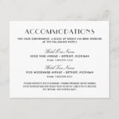 ヴィンテージ結婚アールデコ エンクロージャーカード (正面)