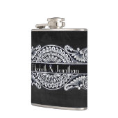 ヴィンテージ結婚アールヌーボー フラスク (左)