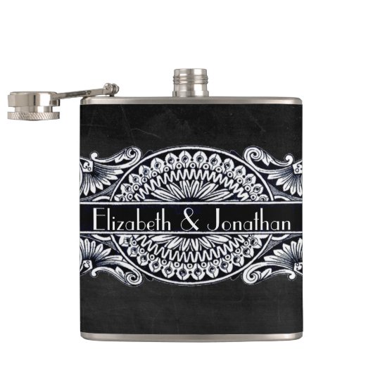 ヴィンテージ結婚アールヌーボー フラスク (オープン)