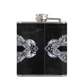 ヴィンテージ結婚アールヌーボー フラスク (裏面)