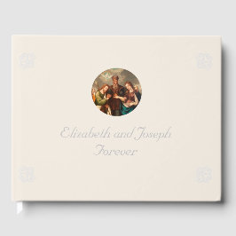 ヴィンテージ結婚カソリックのゲストブック ゲストブック