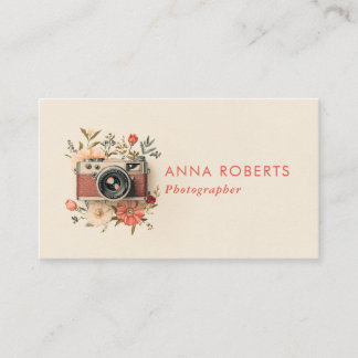 ヴィンテージ結婚カメラマン名刺 名刺