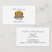 ヴィンテージ結婚カメラマン 名刺 (正面/裏面)