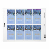 ヴィンテージ結婚クリスマスワイン ラベル (フルシート)