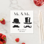 ヴィンテージ結婚ゲイナプキンス スタンダードカクテルナプキン (インサイチュ)