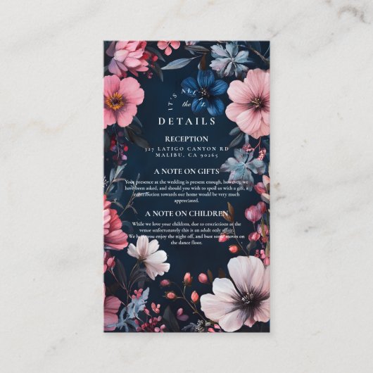 ヴィンテージ結婚ゴシックの美学 エンクロージャーカード (正面)