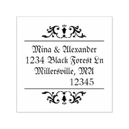 ヴィンテージ結婚ゴシック華美 セルフインキングスタンプ