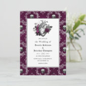 ヴィンテージ結婚ゴシック 招待状 (スタンド正面)