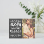 ヴィンテージ結婚シャルボードの写真 案内ポストカード (スタンド正面)