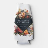 ヴィンテージ結婚スタイルクールのレトロエレガントフレーム ボトルクーラー (正面)