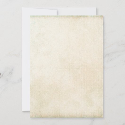 ヴィンテージ結婚タイポグラフィ 招待状 (裏面)