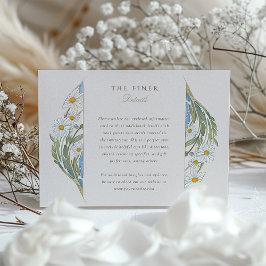 ヴィンテージ結婚デイジー情報 エンクロージャーカード