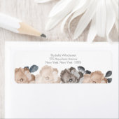 ヴィンテージ結婚バラ住所 シール (インサイチュ)