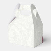 ヴィンテージ結婚ピンクバラ フェイバーボックス (裏面サイド)